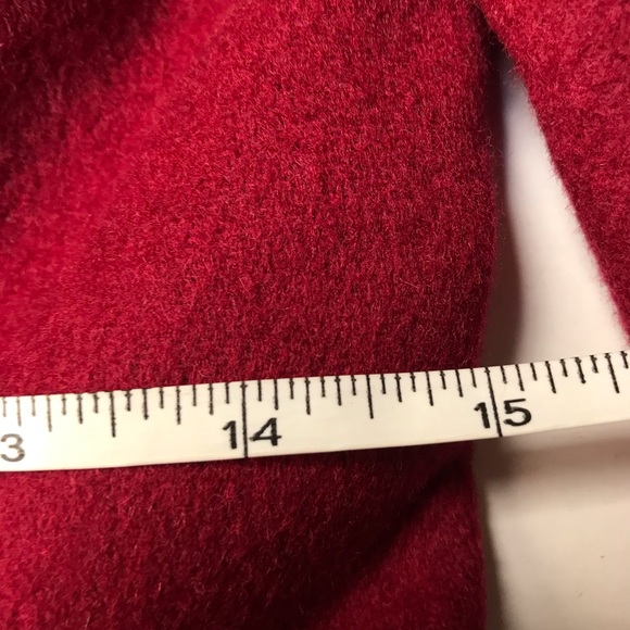 Burberry Brit Blackwell Wool Toggle Coat Claret - Picture 8 of 9